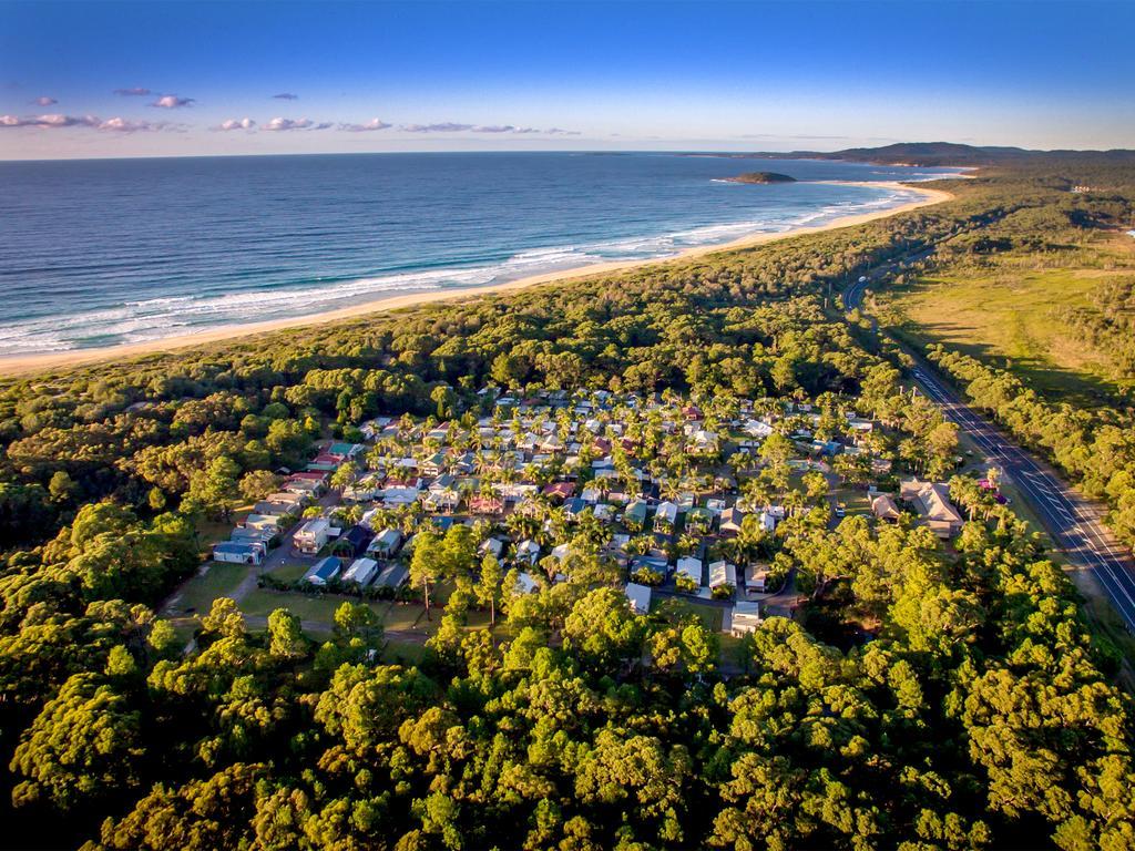 Wairo Beach Holiday Park Tabourie Lake Exterior foto